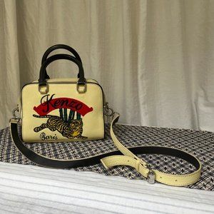 Kenzo Paris *RARE* Yellow Tiger Clutch with strap
